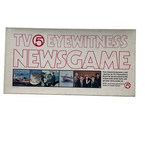 TV 5 Eyewitness News Game 1981 WEWS Cleveland Vintage RARE Collectible
